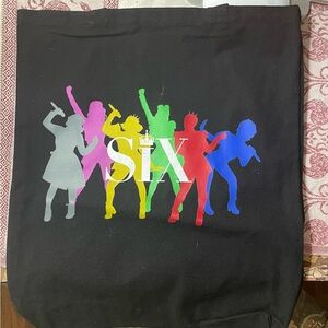Last Chance! Broadway’s Six Black Canvas Tote Bag